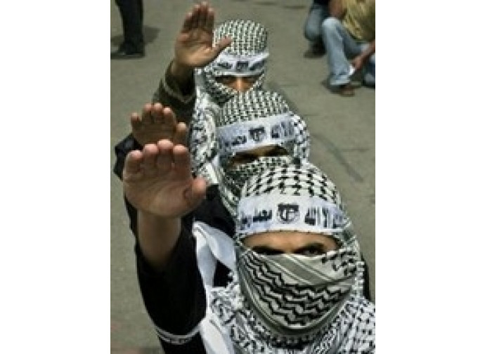 Il saluto nazista di Hamas